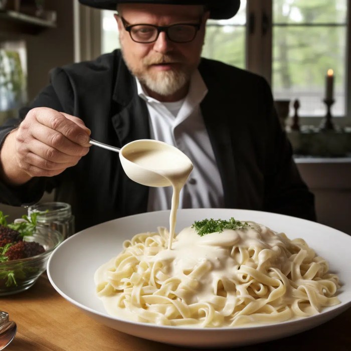 Alton brown alfredo sauce recipe