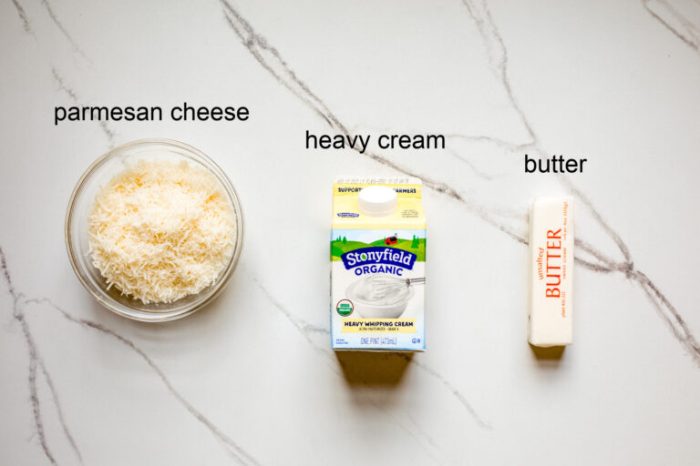 Alfredo sauce recipe 3 ingredients