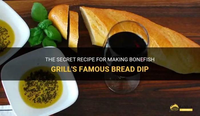 Bonefish bread dipping sauce recipe