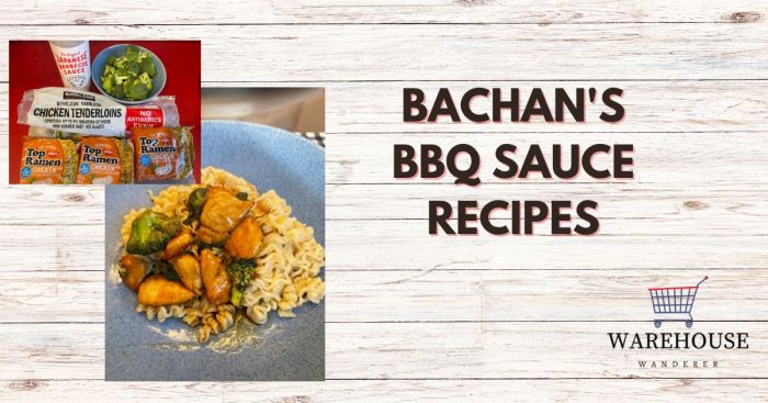 Bachans barbeque sauce recipes