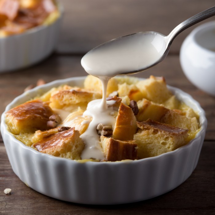 Bread pudding recipe sauce