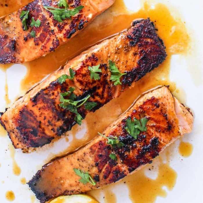 Salmon sugar brown recipe nutrition ingredients