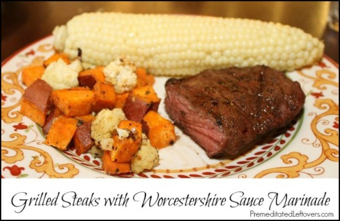 Worcester sauce steak marinade recipes