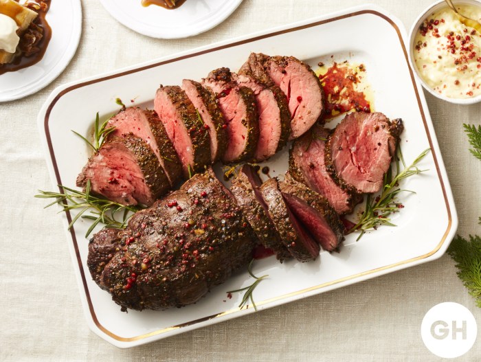 Beef tenderloin with horseradish sauce recipe