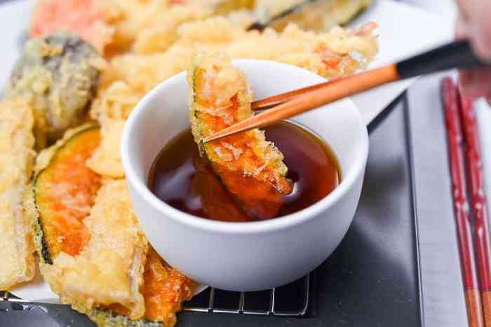 Tempura dipping